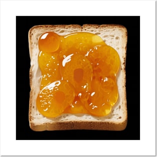 Orange Kawaii Yummy Since Vintage Retro Sandwich Toast Bread Posters and Art